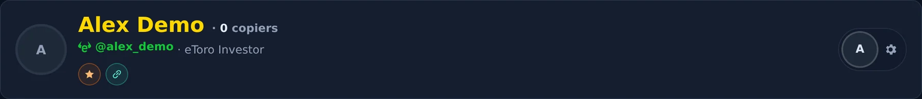 Badges under the name